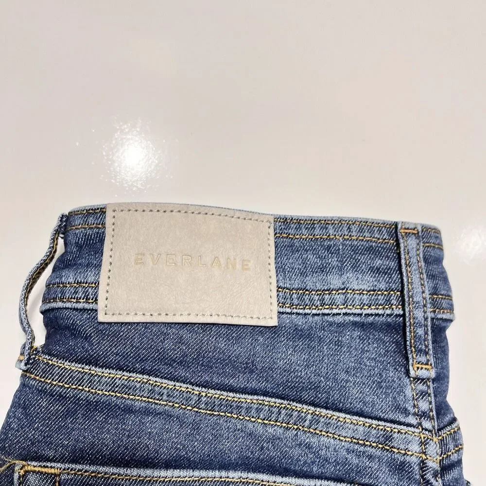 Everlane The Way‎ High Skinny Jeans Women's 25 Regular Stretch Blue Denim